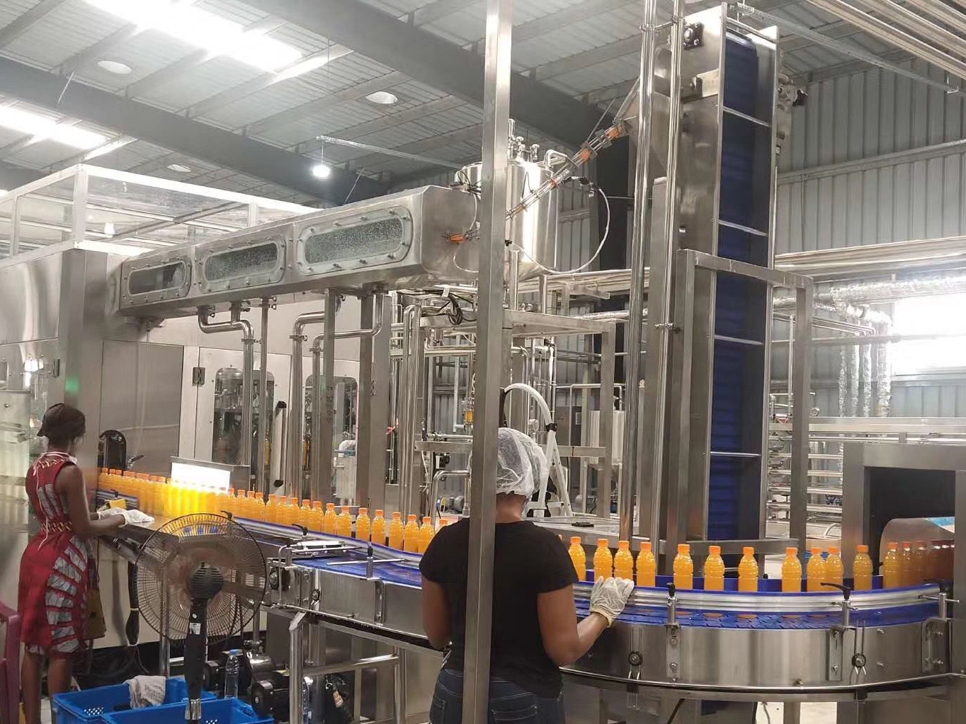 [2020 May 20] The commissioning of the 10,000 bottles per hour juice